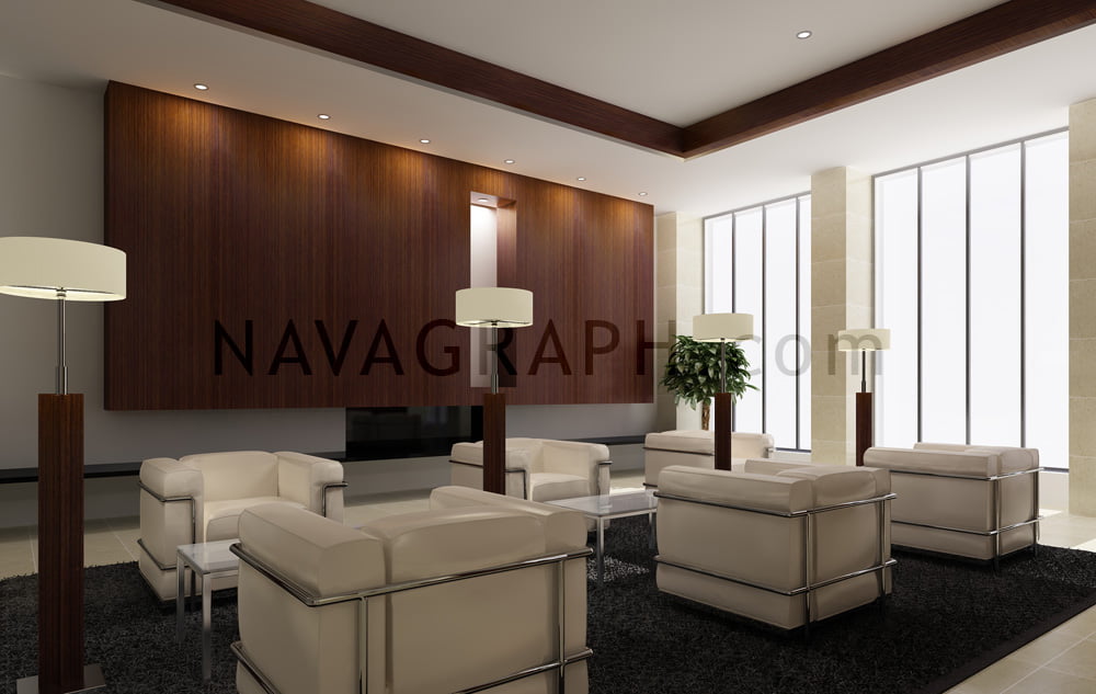 フォトリアルCG 建築パース 内観パース ウェイティング 02