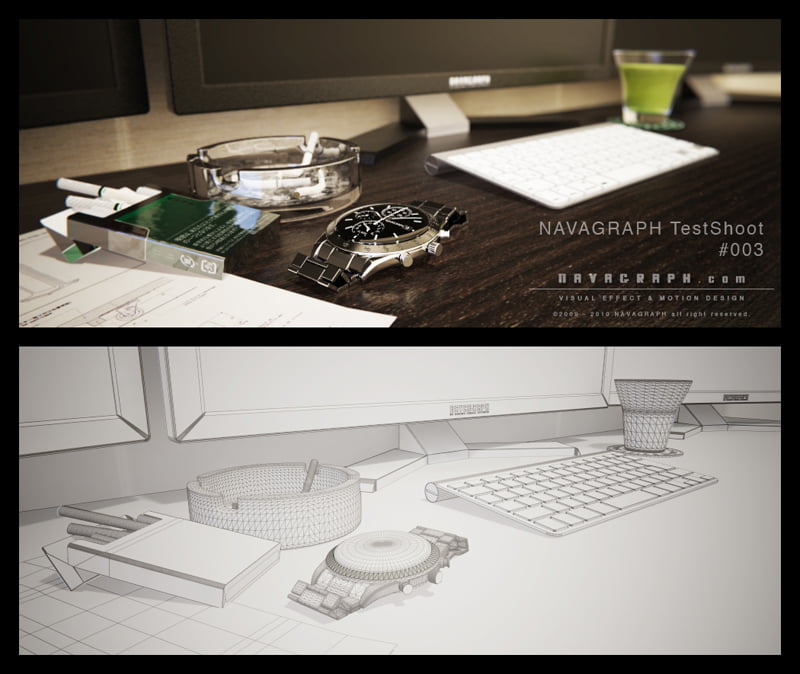 フォトリアルCG-被写界深度テスト