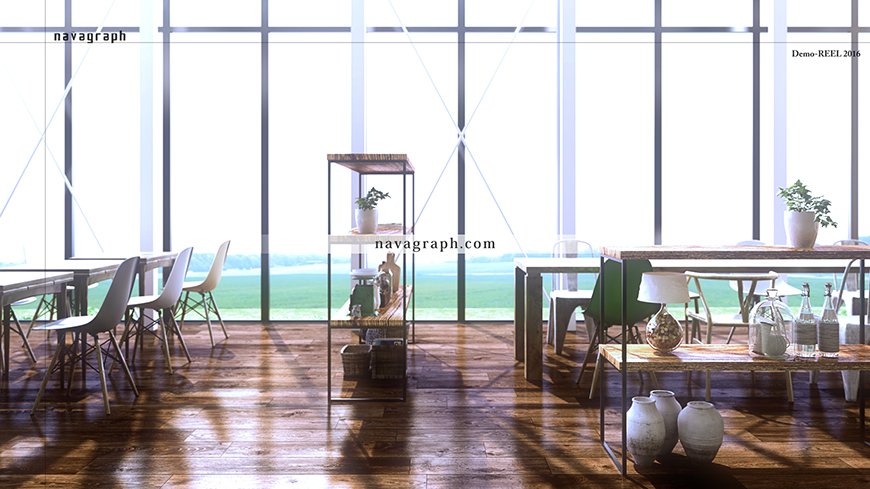 フォトリアルCG 建築パース 新たなシステムを採用 05