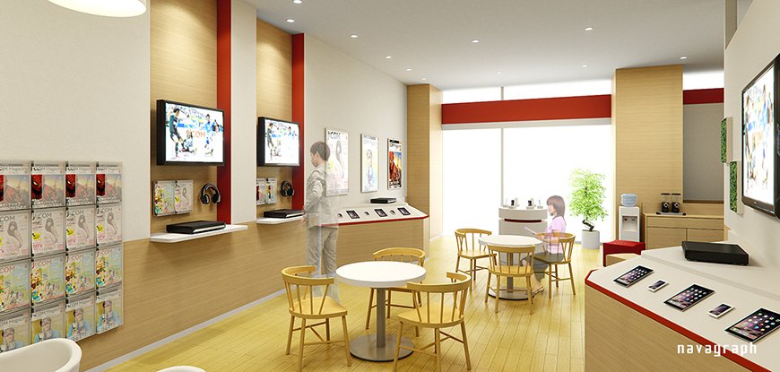 フォトリアルCG 建築パース 店舗パース J:COM 01