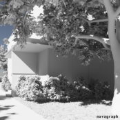 フォトリアル建築パース_CG_3DCG_ファサード_外観_レンダリング_white_岡山県_津山市_デザイン