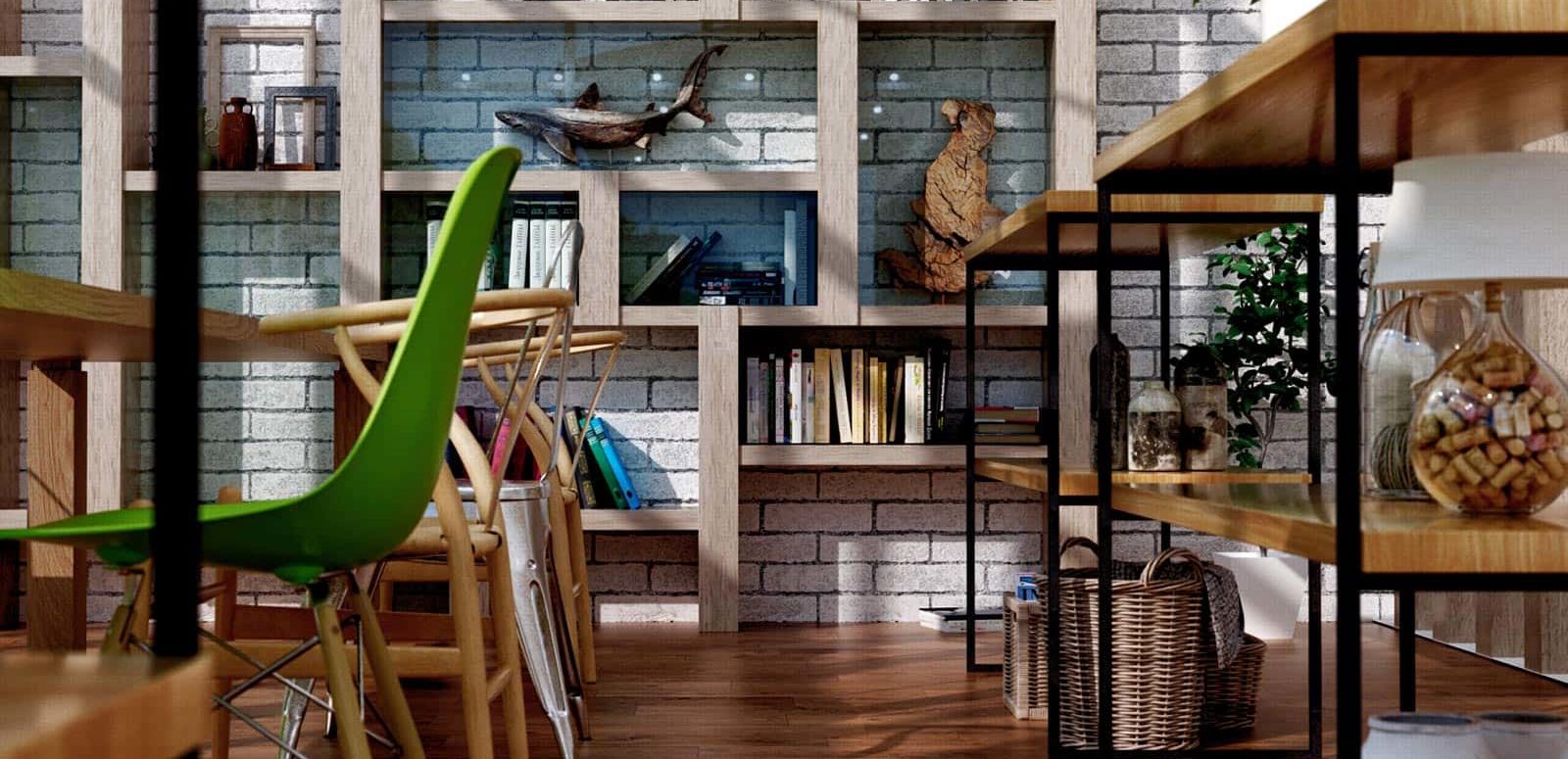 Lounge_day_CG_建築パース_リアリティ_岡山県_津山市_デザイン