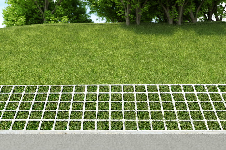 建築パース フォトリアル 法面緑化 CG 02